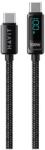 Havit Cablu de date / adaptor Havit CB6247, USB-C Male la USB-C Male, 100 W, 2 m (Negru) (HVCB-CB6247-BK)