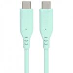  Cablu USB 2.0 type C 60W T-T 1.5m silicon Turcoaz, ku31sa15t (KU31SA15T)