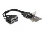 Delock PCI Express la 4 x Serial RS-232, Delock 66324 (66324)