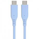  Cablu USB 2.0 type C 60W T-T 1.5m silicon Blue, ku31sa15b (KU31SA15B)