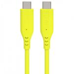  Cablu USB 2.0 type C 60W T-T 1.5m silicon Galben, ku31sa15y (KU31SA15Y)