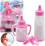 LEAN Toys Bababútor szett: cumisüveg és cumió (24447)