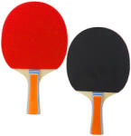 LEAN Toys Pingpong ütő szett, 2 db, vörös/fekete (27567)