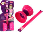 LEAN Toys Rózsaszín Diabolo zsonglőr készlet (16680)
