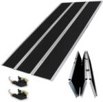 AVRamps Extra széles rámpa, 215x114x4 cm Grip szalaggal bevont összecsukható alumínium rakodó rámpa teherbírása 1020 kg - 340 kg elemenként
