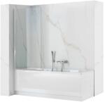 Rea Lagos, 1 szárnyú kádparaván forgó szárnnyal 80x140 cm, króm, REA-W7990 (REA-W7990)