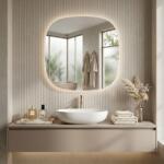 Rea Rea, LED-es tükör 70x70cm TOP, HOM-01519 (HOM-01519)