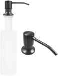 Rea Lon, mosogatószer-adagoló konyhai mosogatóhoz, 300 ml, PVC, grafit, REA-08009 (REA-08009)