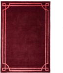 Flair Rugs Borvörös kézi szövésű gyapjú szőnyeg 200x290 cm Gatsby - Flair Rugs