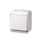 Somogyi Elektronic Kft GAO 22081 1 pólusú kapcsoló, kültéri IP44 kivitel, 230 V~ / 50 Hz / 10 A, fehér (22081)