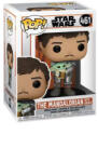 Funko POP! Star Wars: The Mandalorian - Mando Holding Child figura Figurina