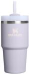 STANLEY Термос със сламка от неръждаема стомана в цвят лавандула 600 ml Quencher H2. O FlowState Tumbler Purple Dust - Stanley (100000146123)