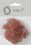 Sibel Hair Nets 2 buc plasă pentru păr, maro castaniu (64963)