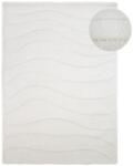 Flair Rugs Бял ръчно изработен килим със смес от вълна 200x290 cm Sculptured Wave - Flair Rugs (503119381603)