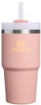 STANLEY Прасковен термос със сламка от неръждаема стомана 600 ml Quencher H2. O FlowState Tumble Peach Rose - Stanley (100000146125)