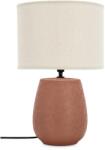 Yes Everyday Теракотена керамична настолна лампа с текстилен абажур (височина 41, 5 cm) Irvin - Yes Everyday (0828163)