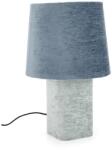 Bizzotto Синя метална настолна лампа с текстилен абажур (височина 50 cm) Demra - Bizzotto (0828303)