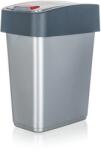 keeeper Coș de gunoi basculant 10 l - plastic argintiu/gri Cos de gunoi