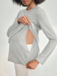 Shein Kismama Blúz, Szürke, S