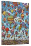 Paperblanks határidőnapló 18 hó (2026. júl-2027. dec. heti), midi, horizontal, Flexis, Balloon Festival (FE1985-6)