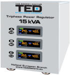 TED Electric Stabilizator de tensiune trifazat cu servomotor 15kVA, precizie ±3% (TED-SVC15000)
