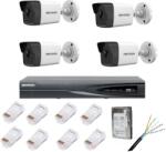 Rovision Kit supraveghere IP Hikvision cu 4 camere 4MP, NVR 4K si HDD 1TB (36430-)