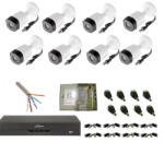 Rovision Sistem de supraveghere exterior cu 8 camere Full HD 2MP, DVR 8 canale (201801014803)