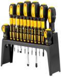 Rebel Power Set surubelnite Rebel 18 piese cu suport, otel CrV si manere ergonomice (RB-1109)