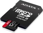 ADATA Card memorie microSDXC Adata 128GB UHS-II cu adaptor SD (AUSDX128GUI3V30SHA)