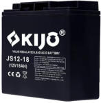 KIJO Cutie cu 4 acumulatori KIJO JS12-18, 12V 18Ah, plumb-acid VRLA (JS12-18-BAX)