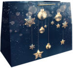 Paper Craft SET 10 pungi de cadou XXL cu model elegant de Craciun