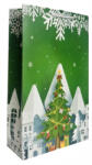 Paper Craft SET 10 pungi de cadou medii Brad Craciun