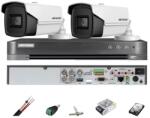 Rovision Sistem supraveghere Hikvision cu 2 camere bullet 8MP, IR 80 m, HDD 1TB (36044-)