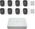 Uniarch Sistem supraveghere IP Uniarch cu 8 camere 2MP Full HD, microfon si NVR PoE 8 canale (50565-)