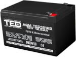 Rovision Acumulator AGM VRLA 12V 12.5Ah cu terminal F2, 151 x 98 x 95 mm (TED002754)