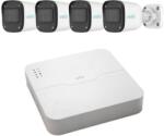 Uniarch Sistem supraveghere Uniarch cu 4 camere IP 2MP Full HD, PoE si microfon (50561-)