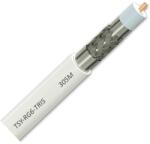TSY Power Cablu coaxial RG6 Trishield 305 m alb, triplu ecranat, TSY Power (TSY-RG6-TRIS)