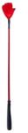 Devil Sticks Cravasa Din Piele, Rosu + Negru, 66 Cm
