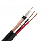 Rovision Cablu coaxial RG59 cu alimentare 2x0.75 mm, aluminiu cuprat, 60 m (2020020131308)