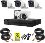 HiWatch Sistem supraveghere HiLook cu 4 camere Full HD 2MP, HDD 500GB si acces mobil (50583-)