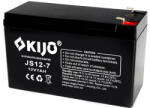 KIJO Set 10 acumulatori plumb-acid 12V 7Ah KIJO JS12-7 pentru UPS si alarme (JS12-7-BAX)