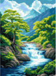 Art City Set goblen cu diamante, cu sasiu, Cascada, 30x40 cm (VA839)