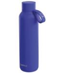 QUOKKA Solid, rozsdamentes acél kulacs termosz füllel, sötétkék, 630 ml, 40176 (40176)