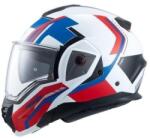 NZI Helmets Fastback Duo Shadow White / Red / Blue (C.NZI.FASTBADUO SH.B/R-005)