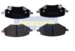 JAPANPARTS set placute frana, frana disc JAPANPARTS PP-0040AF (PP-0040AF)