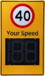 Dahua Indicator radar de viteză 5-199 km/h display LED bicolor 4 benzi detecție 20-100m - Dahua ITACS-024SA-JB (ITACS-024SA-JB)