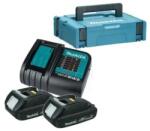 Makita akku szett 197137-3 (2x5, 0ah+dc18rc+makpac1)