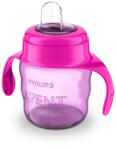 Philips AVENT Könnyen szívható, 200 ml, 6 hó+ itatófejes itatóval, kislányoknak (SCF551/03)