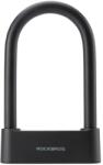 ROCKBROS 32210818001 SMART kerékpár zár ujjlenyomat-olvasóval és Bluetooth kapcsolattal - Fekete