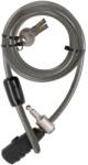 Somogyi STANLEY S741-159 családi kulcskábeles kerékpár zár, 3 kulcsos, 2400 mm hosszúság